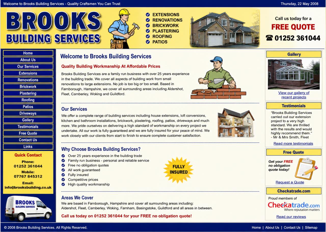 Handwerksbetrieb – Vorher
