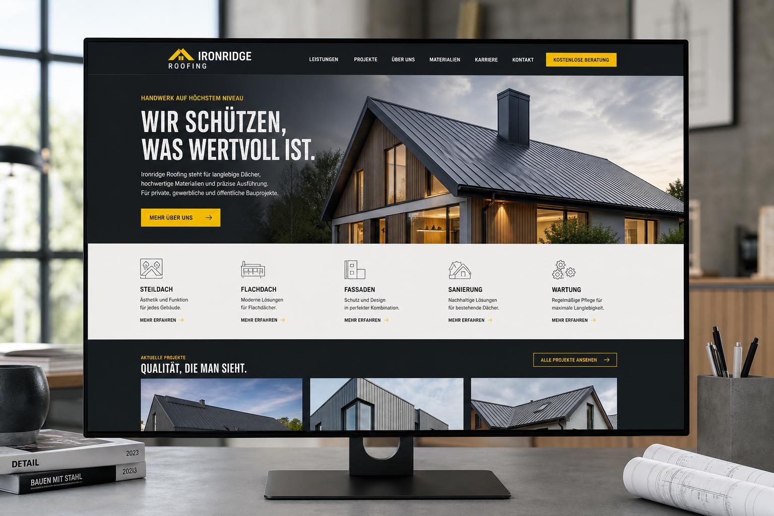 Handwerker-Webseite