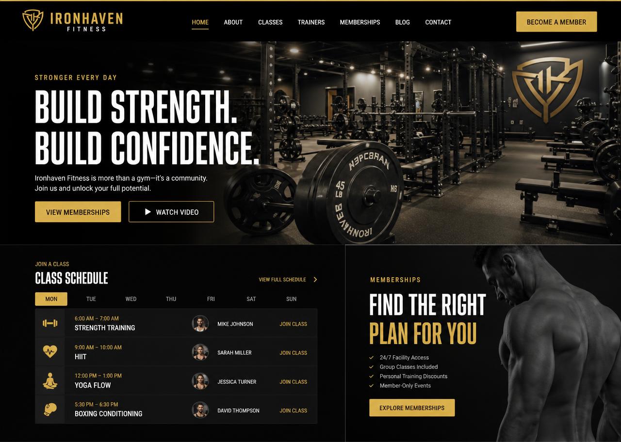 Studio – Website-Vorlage